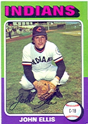 1975 Topps Mini Baseball Cards      605     John Ellis